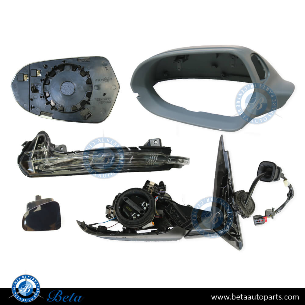 Left Side Side Mirror for Audi A6 2011-2018 models, Part Number 4G1857409AA01C Left Side Side Mirror for Audi A6 2011-2018 models, Part Number 4G1857409AA01C